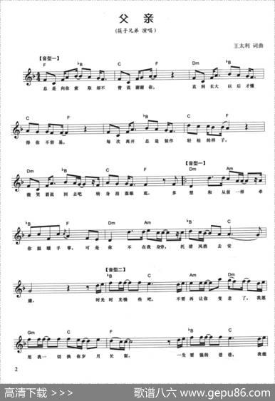 钢琴即兴伴奏：父亲|王太利词曲、乐海配伴奏