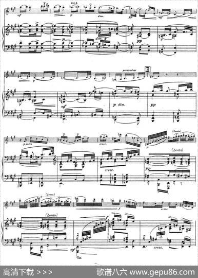 伊萨伊作品集：Divertimento（小提琴+钢琴伴奏）|伊萨伊