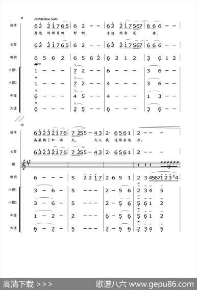 九儿（伴奏总谱） - 何其、阿鲲|阿鲲