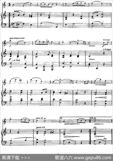 两首舞曲（布列舞曲、小步舞曲、小提琴+钢琴伴奏）|哈塞
