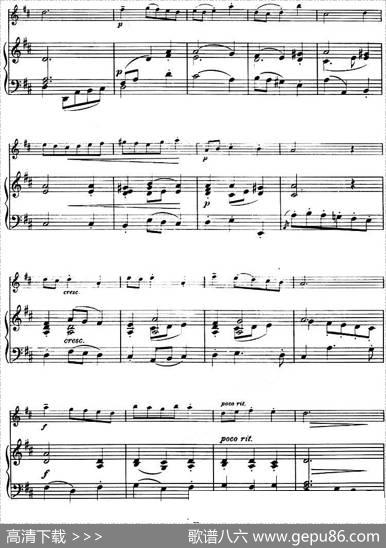 回旋曲（小提琴+钢琴伴奏、博农奇尼作曲版）|博农奇尼