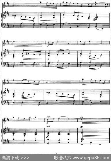 回旋曲（小提琴+钢琴伴奏、博农奇尼作曲版）|博农奇尼