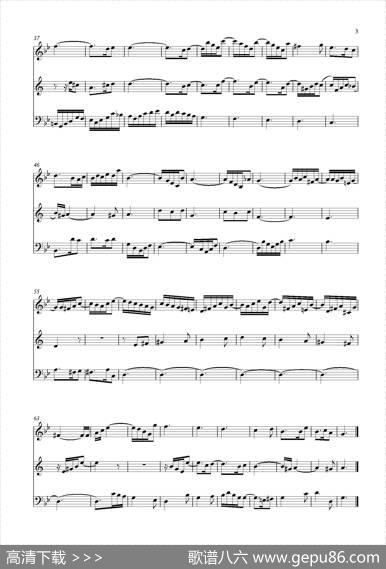 g小调序曲11BWV797（三重奏）|巴赫