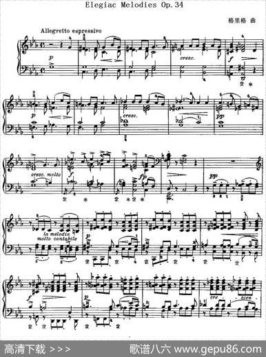 ElegiacMelodiesOp.34|格里格