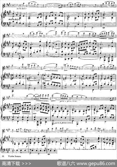 法朗克《A大调小提琴奏鸣曲》（IV）（小提琴+钢琴伴奏）|法朗克