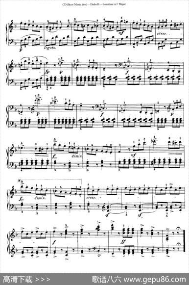 7PianoSonatinasOp.168（7首钢琴小奏鸣曲No.1）|安东·狄亚贝利