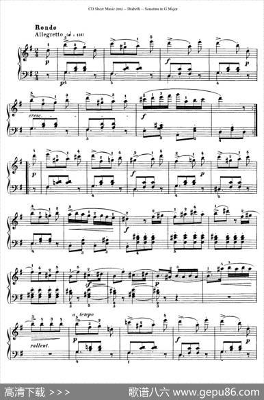 7PianoSonatinasOp.168（7首钢琴小奏鸣曲No.2）|安东·狄亚贝利