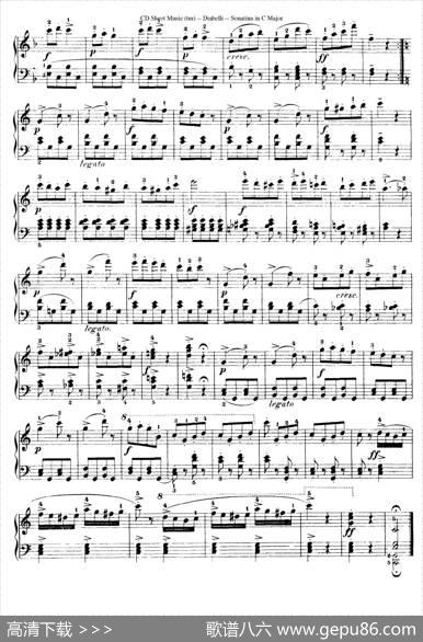 7PianoSonatinasOp.168（7首钢琴小奏鸣曲No.3）|安东·狄亚贝利