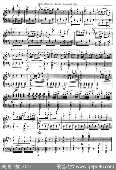 7PianoSonatinasOp.168（7首钢琴小奏鸣曲No.5）|安东·狄亚贝利