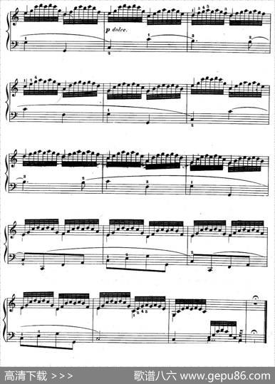《车尔尼钢琴手指灵巧初步练习曲》OP.636-1