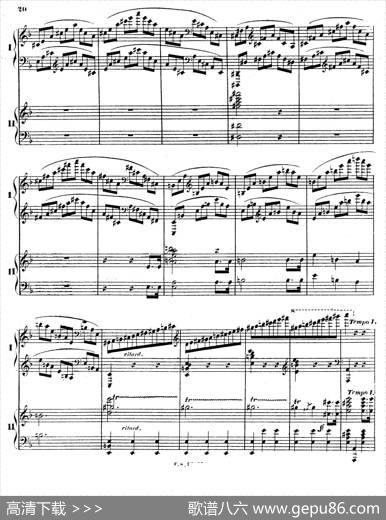 PianoConcertoNo.2inFMajorOp.35（F大调第二钢琴协奏曲·Ⅰ·双钢琴）|安东·鲁宾斯坦