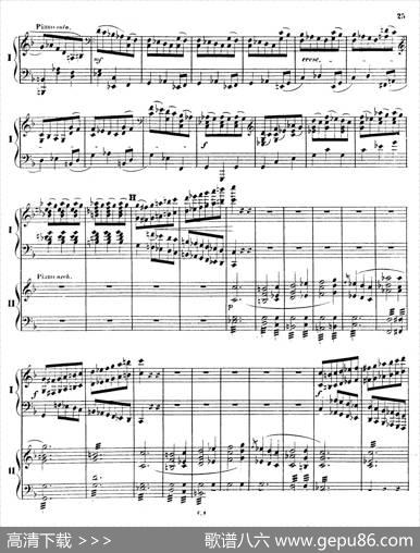 PianoConcertoNo.2inFMajorOp.35（F大调第二钢琴协奏曲·Ⅰ·双钢琴）|安东·鲁宾斯坦