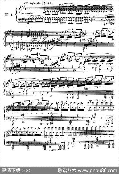 24ExercicesetPreludesOp.21（24首前奏练习曲·11）|亨利·赫尔茨