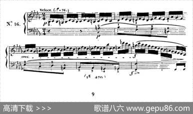 24ExercicesetPreludesOp.21（24首前奏练习曲·16）|亨利·赫尔茨