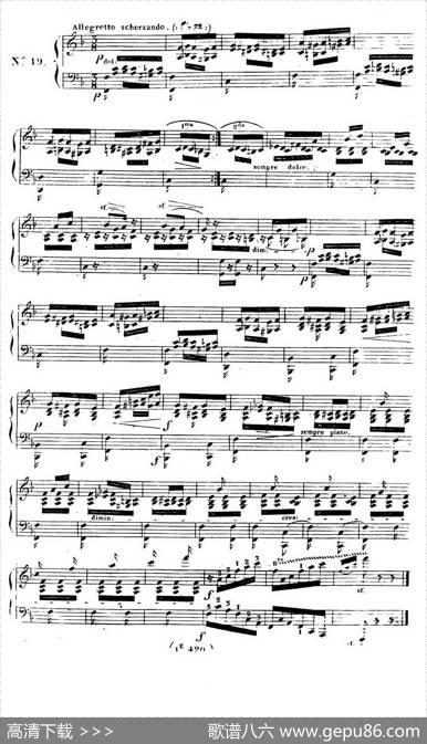 24ExercicesetPreludesOp.21（24首前奏练习曲·19）|亨利·赫尔茨