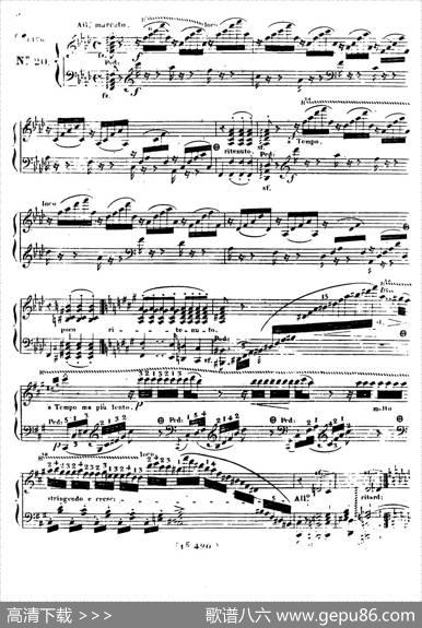 24ExercicesetPreludesOp.21（24首前奏练习曲·20）|亨利·赫尔茨