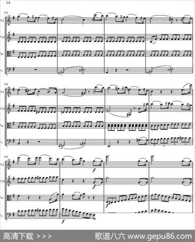 StringQuartetnr.18inEminor（E小调弦乐四重奏、P1-15）|托马西