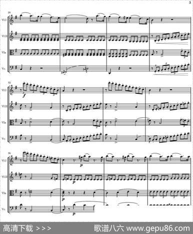StringQuartetnr.18inEminor（E小调弦乐四重奏、P1-15）|托马西