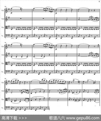 StringQuartetnr.18inEminor（E小调弦乐四重奏、P1-15）|托马西