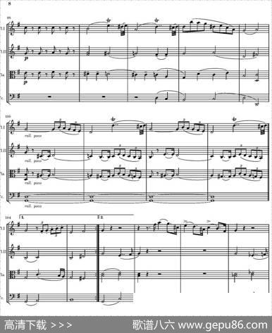 StringQuartetnr.18inEminor（E小调弦乐四重奏、P1-15）|托马西