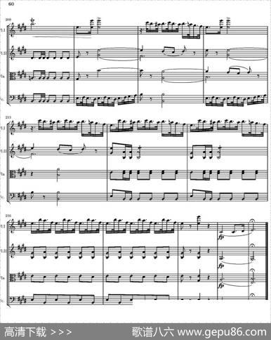 StringQuartetnr.18inEminor（E小调弦乐四重奏、P46-60）|托马西