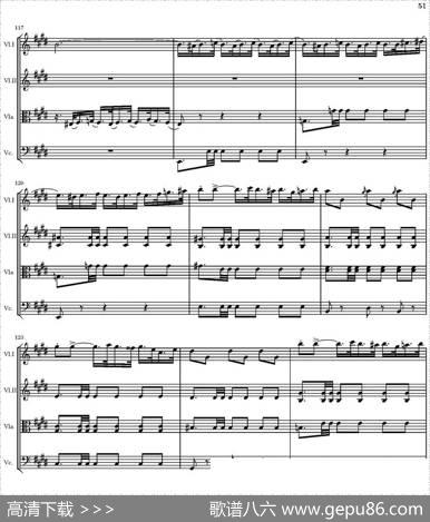 StringQuartetnr.18inEminor（E小调弦乐四重奏、P46-60）|托马西