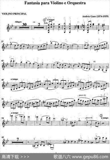 FantasiaparaViolinoeOrquestra|高斯