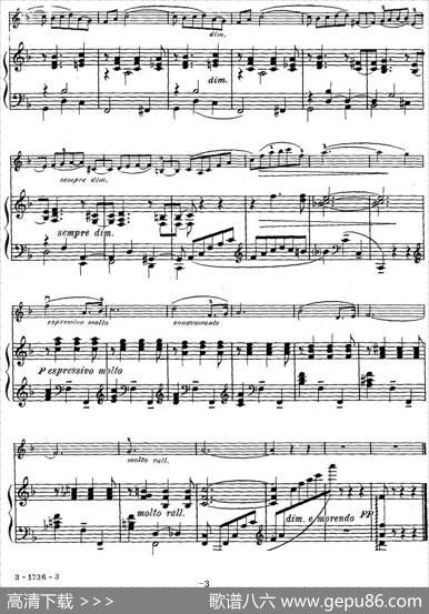 ROMANZA（小提琴+钢琴伴奏、莫什科夫斯基作曲版）|莫什科夫斯基