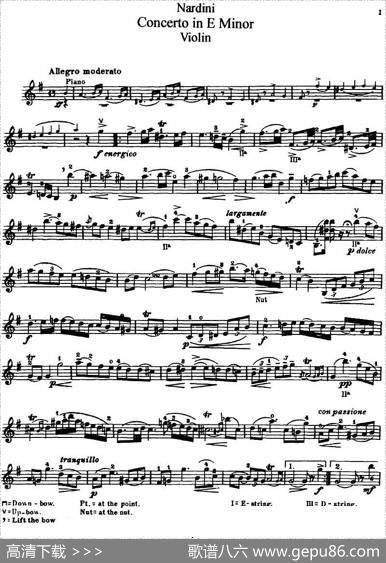ConcertoinEMinor（纳尔蒂尼作曲版）|纳尔蒂尼