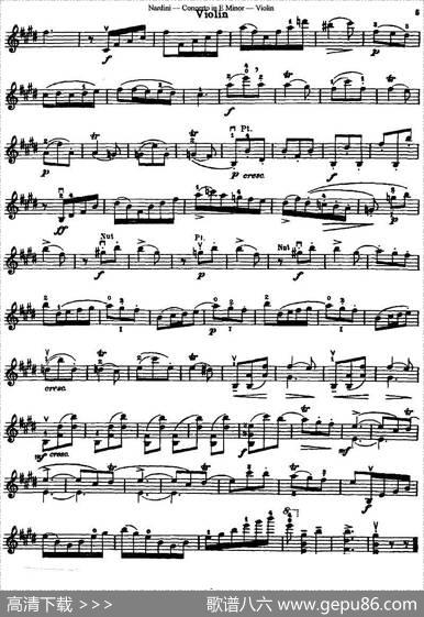 ConcertoinEMinor（纳尔蒂尼作曲版）|纳尔蒂尼