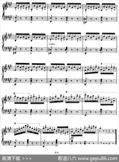 《车尔尼钢琴手指灵巧初步练习曲》OP.636-15