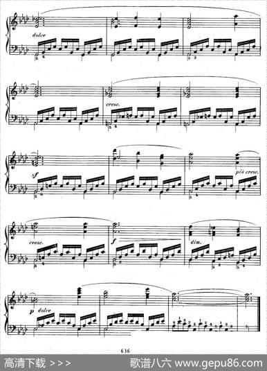 《车尔尼钢琴手指灵巧初步练习曲》OP.636-16