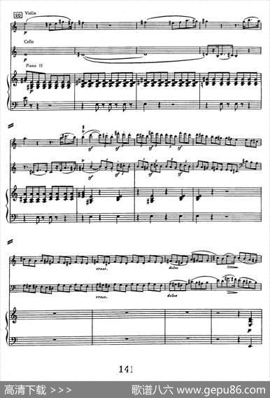 TripleConcertoinCMajorOp.56（C大调三重协奏曲·双钢琴·Ⅰ）|路德维希·冯·贝多芬