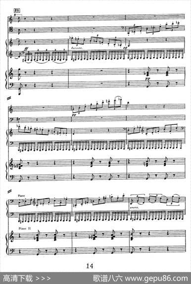 TripleConcertoinCMajorOp.56（C大调三重协奏曲·双钢琴·Ⅲ）|路德维希·冯·贝多芬