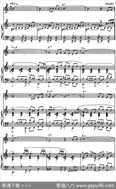 LIBERTANGO（自由探戈、小提琴+钢琴伴奏）|皮亚佐拉