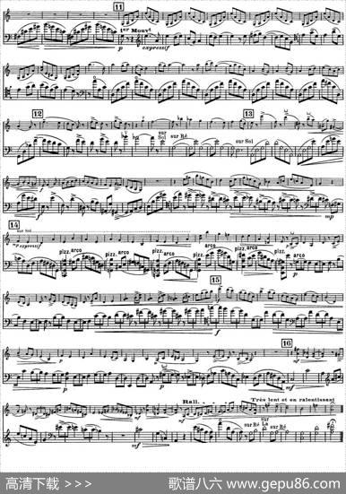Sonate（小提琴+大提琴）|拉威尔