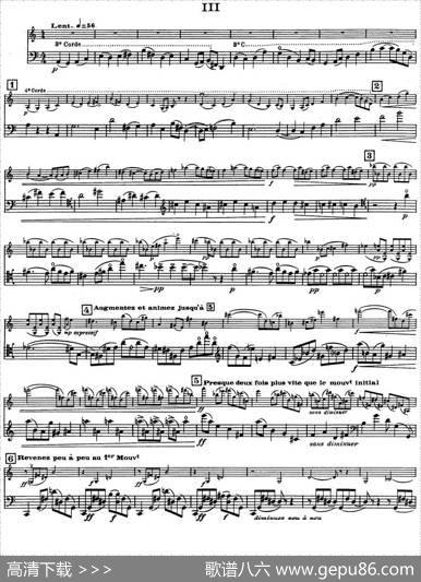 Sonate（小提琴+大提琴）|拉威尔