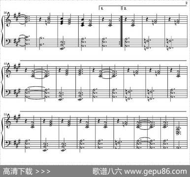 RecuerdosdelaAlhambra（阿尔罕布拉的回忆、钢琴伴奏分谱）|塔雷加
