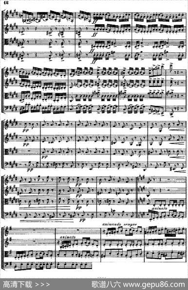 STREICHQUARTETT（E小调弦乐四重奏、I）|威尔第