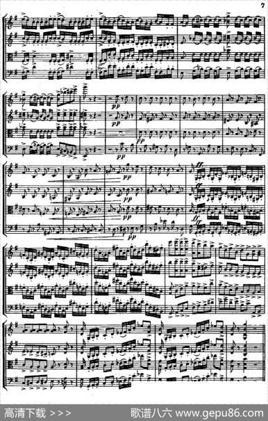 STREICHQUARTETT（E小调弦乐四重奏、I）|威尔第