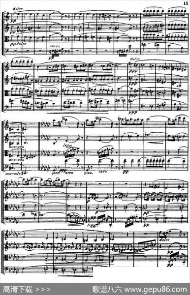STREICHQUARTETT（E小调弦乐四重奏、II）|威尔第