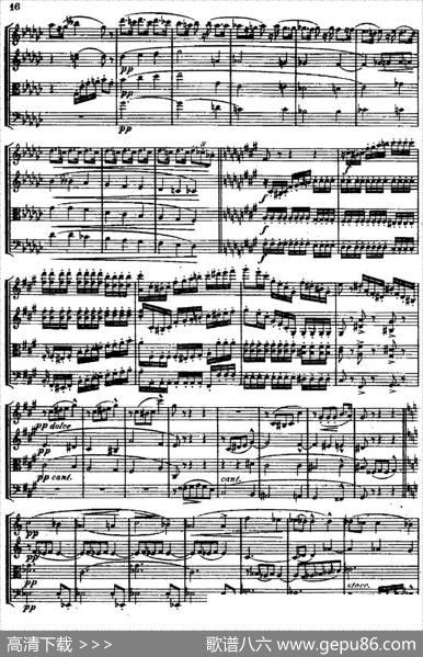 STREICHQUARTETT（E小调弦乐四重奏、II）|威尔第