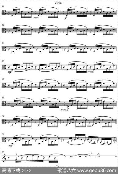 AveMaria（中提琴分谱）|C.Gounod