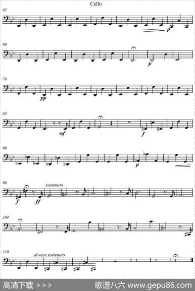 Adagio（大提琴分谱、T.Albinoni作曲版）|T.Albinoni