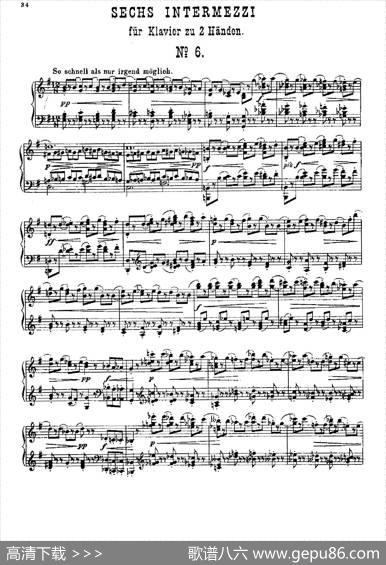 SixIntermezziOp.45（6首间奏曲·6）|马克斯·雷格