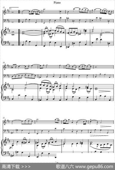 Air（小提琴+大提琴+钢琴伴奏）|J.S.Bach