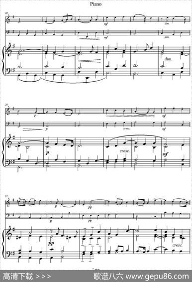 Largo（小提琴+大提琴+钢琴伴奏）|G.Handel