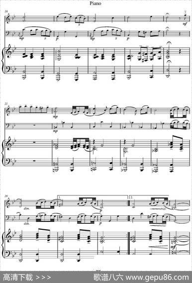 Adagio（小提琴+大提琴+钢琴伴奏、T.Albinoni作曲版）|T.Albinoni