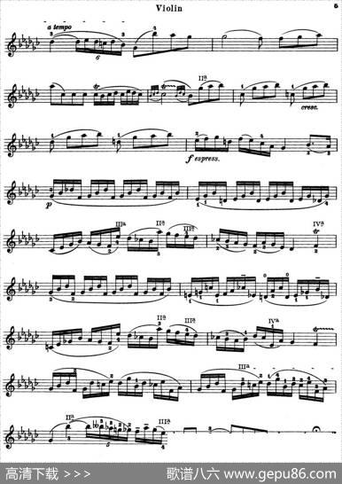 Etudemelodique|PierreRode曲MischaElman改编