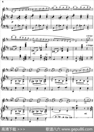CountryDance（小提琴+钢琴伴奏）|C.M.vonWeber曲MischaElman改编